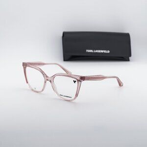 Karl Lagerfeld KL6155 652 Butterfly 53mm Eyeglasses - Antique Rose